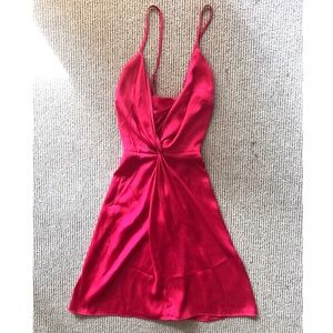Express Hot Pink Cocktail Dress